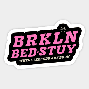 Bed-Stuy Beats - Unveiling the Heartbeat of Hip-Hop Sticker